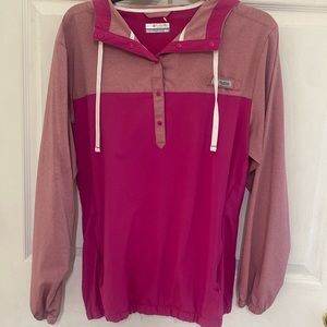 Columbia Two-Tone Pink Pullover Jacket